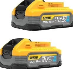 DeWalt Powerstack 20V MAX 5ah Battery Double Pack DCBP520-2