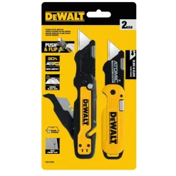 DeWalt Power Tools Push and Flip Folding Utility Knife Set DWHT10995