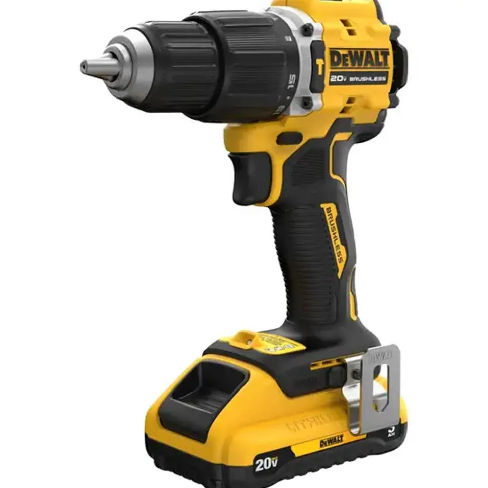 DeWalt Power Tools 20V MAX Brushless 1/2" Hammer Drill & 20V Max 5.0Ah Battery DCD799L1-DCB205