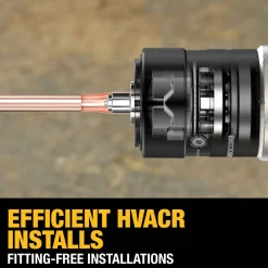 DeWalt Power Tools 20V MAX* Copper Swage Tool Kit DCE450D1