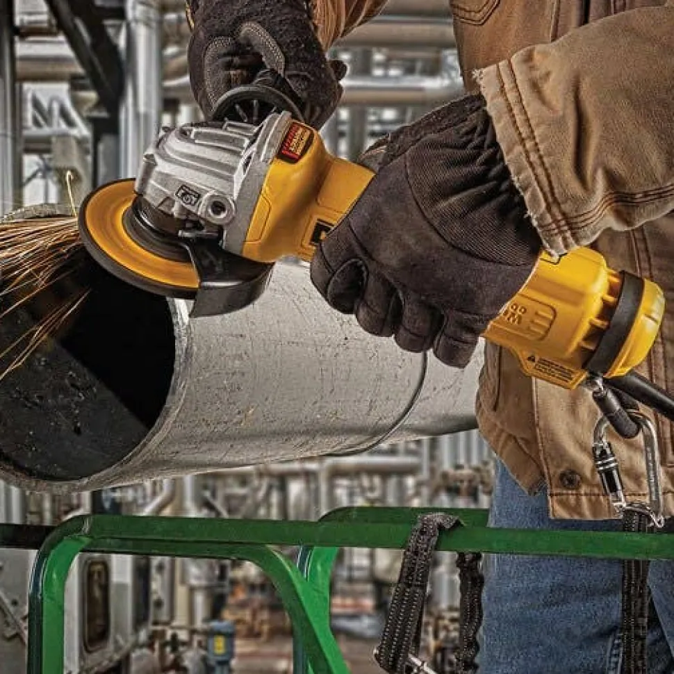 DeWalt 4.5" Small Angle Paddle Switch Angle Grinder with Brake and No-Lock On DWE4222N