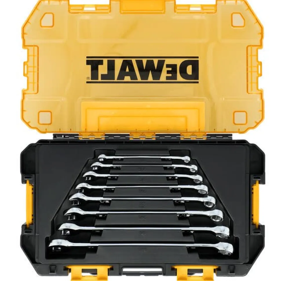 DeWalt TOUGHSERIES 8-piece SAE Combination Wrench Set DWMT45427