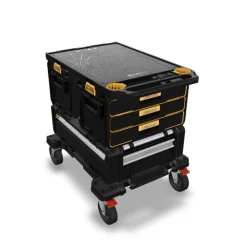 DeWalt TOUGHSYSTEM 2.0 DXL Dolly, (2) 3 Drawer Unit, DXL Working Top and DXL Deep Drawer Combo Kit DW-DWST08530-DW-DWST08330-DW-DWST08550-DW-DWST08510