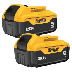 DeWalt 20V MAX 5.0Ah Batteries (2 Pack) DCB205-2