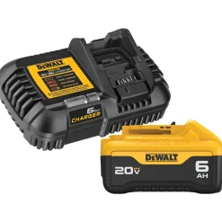 DeWalt 20V MAX* 6.0Ah Battery & Charger Kit DCB206C