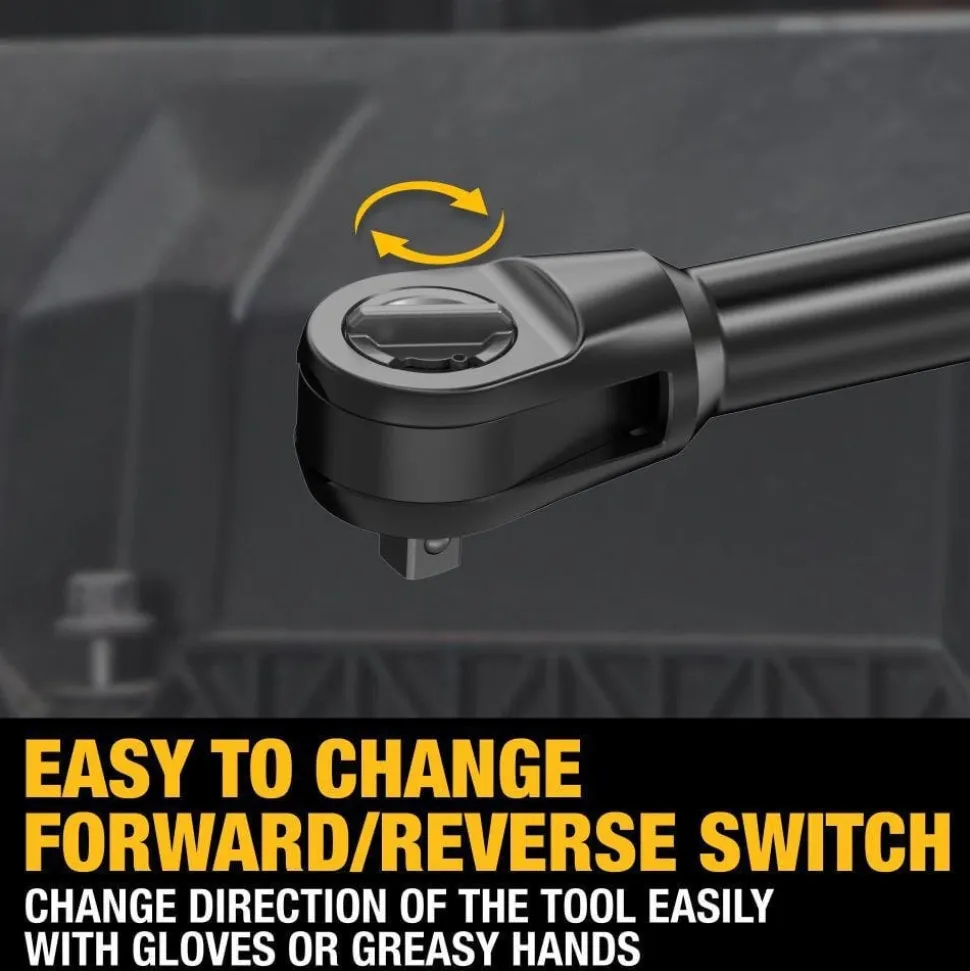 DeWalt 20V MAX* ATOMIC™ Brushless Cordless 3/8" Extended Reach Ratchet (Tool Only) DCF513EB