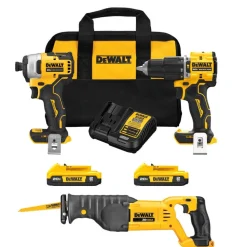 DeWalt 20V MAX Brushless 3 Tool Combo Kit DW-DCK226D2-DW-DCS380B