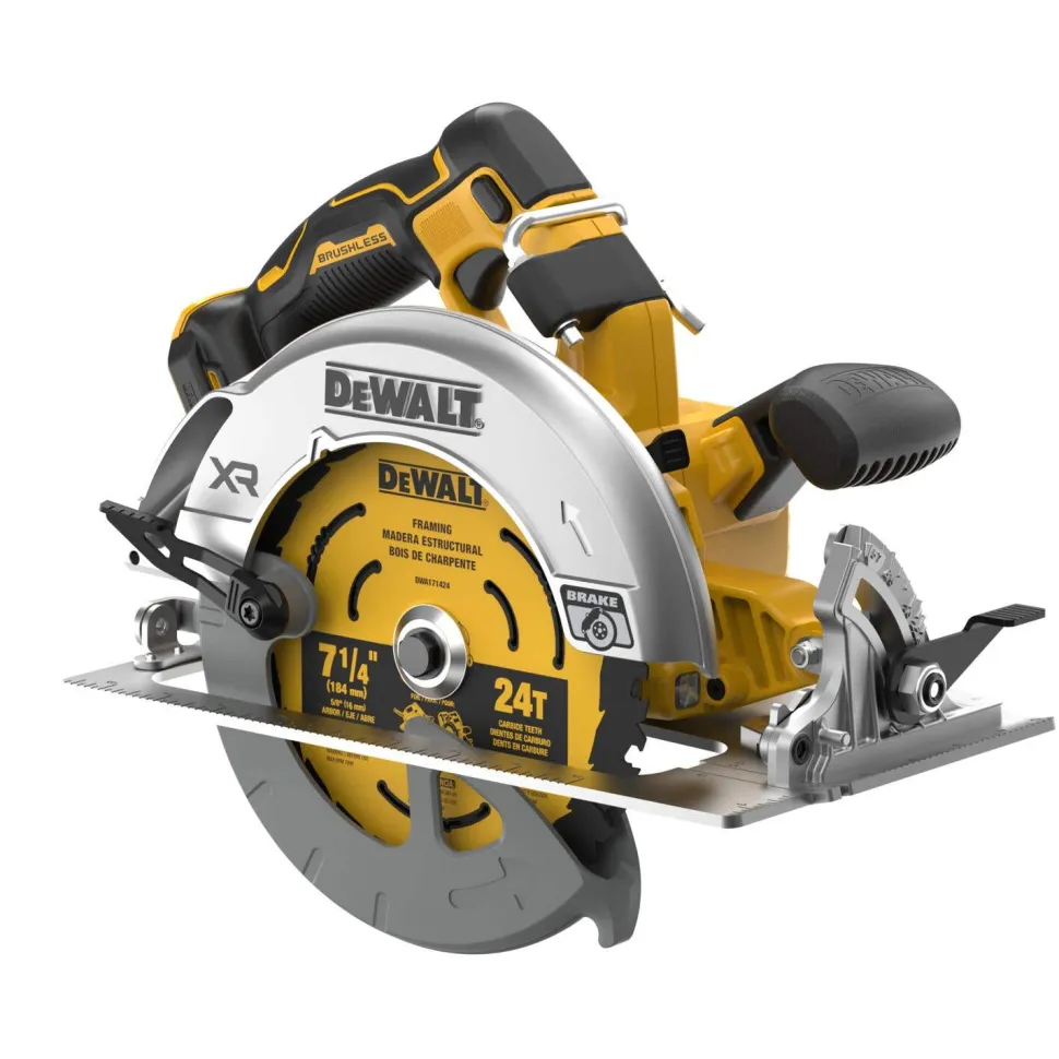 DeWalt 20V MAX Lithium-Ion 7-1/4" Cordless Circular Saw Kit with 80 Ah Battery, Charger and Kit Bag DCS590WW1