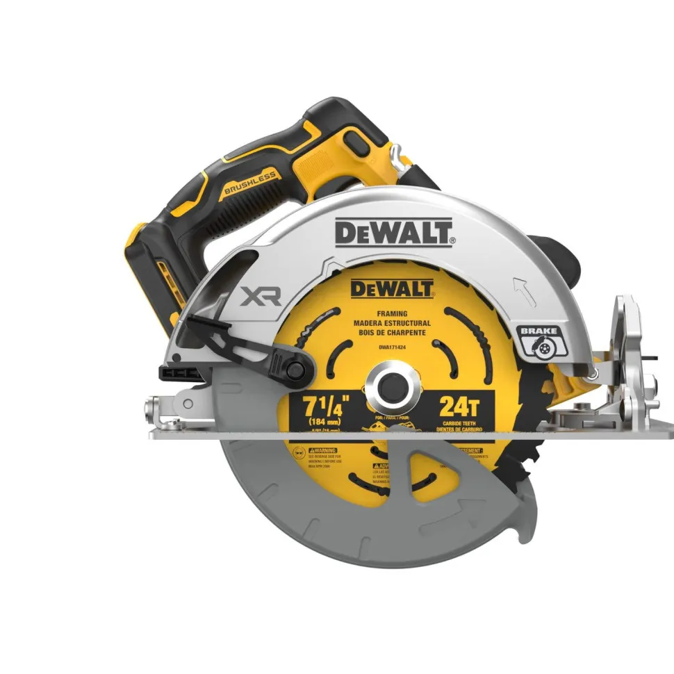 DeWalt 20V MAX Lithium-Ion 7-1/4" Cordless Circular Saw Kit with 80 Ah Battery, Charger and Kit Bag DCS590WW1