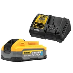 DeWalt 20V MAX Powerstack 5.0 Ah Battery Starter Kit DCBP520C