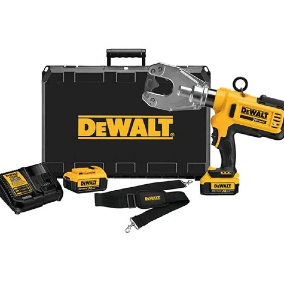 DeWalt 20V MAX 6-Ton Dieless Cable Crimping Tool Kit DCE350M2