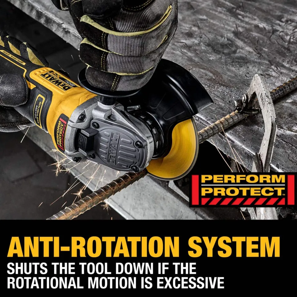 DeWalt 20V MAX XR Brushless Cordless 4-1/2" - 5" Angle Grinder (Tool Only) DCG410B