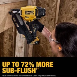 DeWalt 20V MAX XR Brushless Cordless 30 Degree Paper Tape Framing Nailer Kit DCN930P1