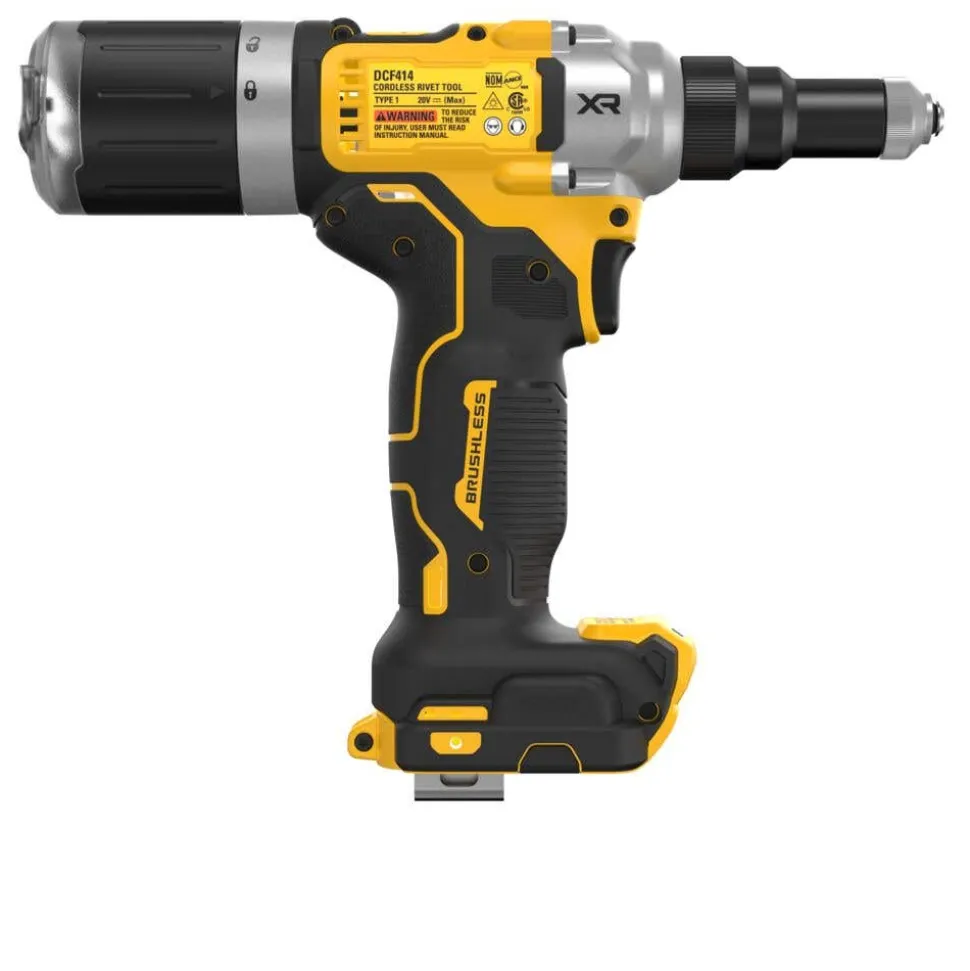 DeWalt 20V MAX* XR Brushless Cordless 1/4" Rivet Tool (Tool Only) DCF414B