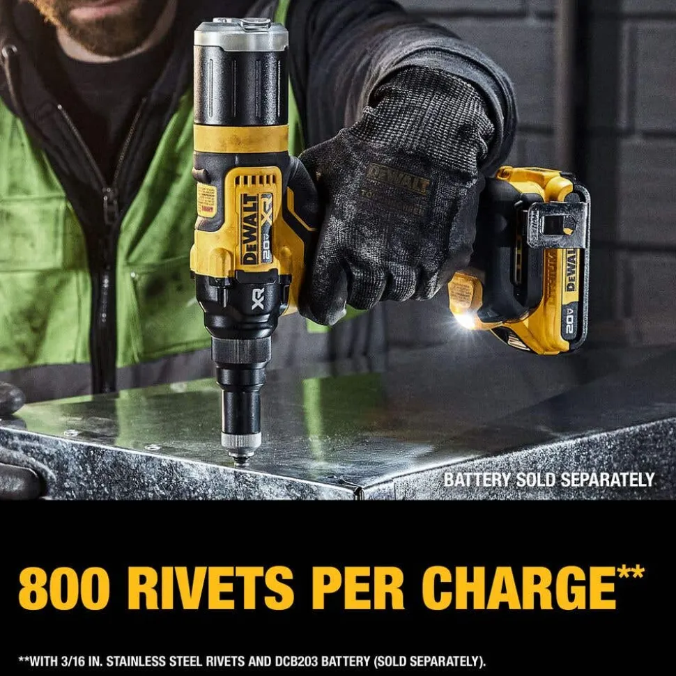 DeWalt 20V MAX* XR Brushless Cordless 3/16" Rivet Tool (Tool Only) DCF403B