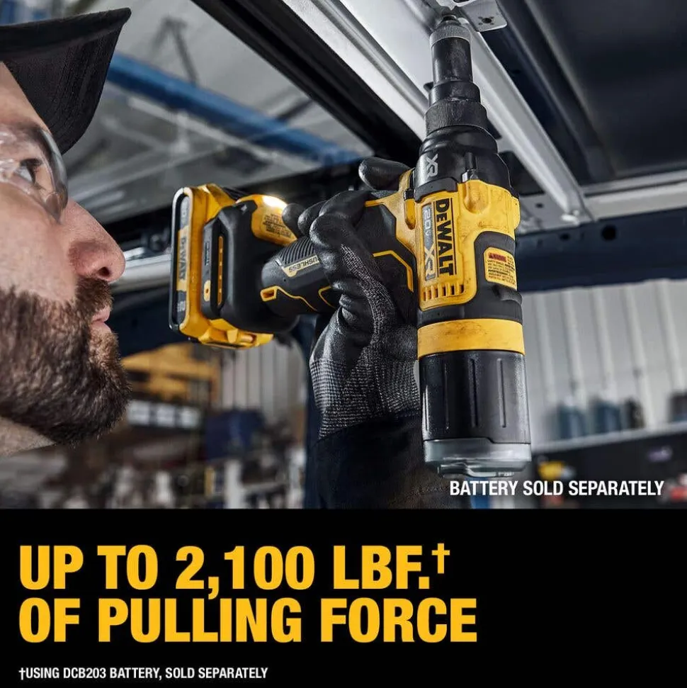 DeWalt 20V MAX* XR Brushless Cordless 3/16" Rivet Tool Kit DCF403D1