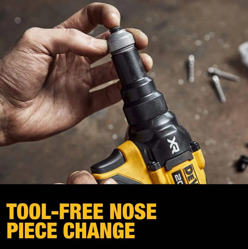 DeWalt 20V MAX* XR Brushless Cordless 3/16" Rivet Tool Kit DCF403D1