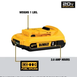 DeWalt 20V MAX XR DD & ATOMIC Impact Combo Kit DCK2051D2