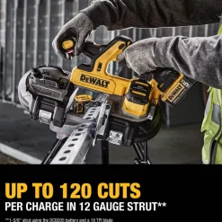 DeWalt 20V MAX XR Dual Trigger Mid-Size Bandsaw 5.0Ah Kit DCS379P1