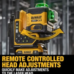 DeWalt 20V MAX 3x360 Remote Control Laser Kit DCLE34035D1