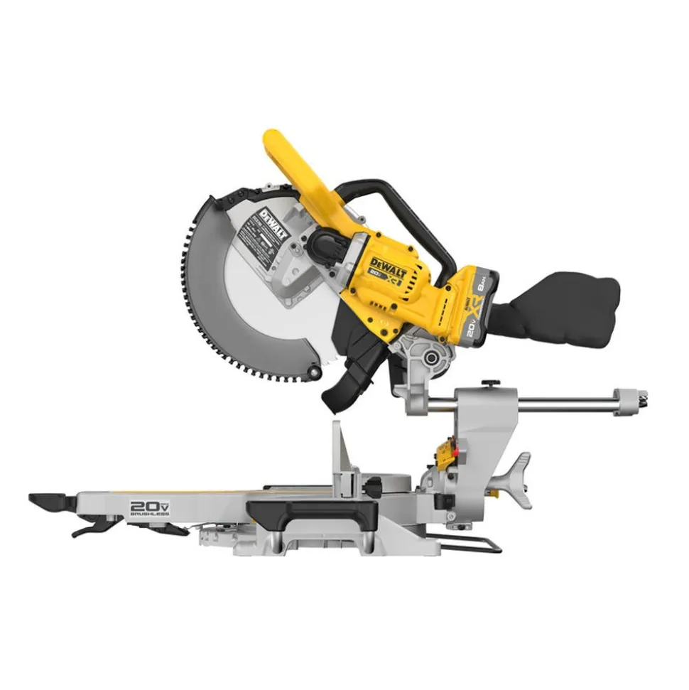 DeWalt 20V MAX* XR 12 in. Double Bevel Sliding Miter Saw Kit DCS785WW1