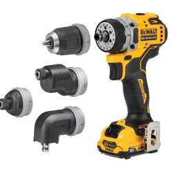 DeWalt XTREME 12V Brushless 5-in-1 Interchangeable Chuck Drill/Driver (2.0Ah) Kit DCD703F1