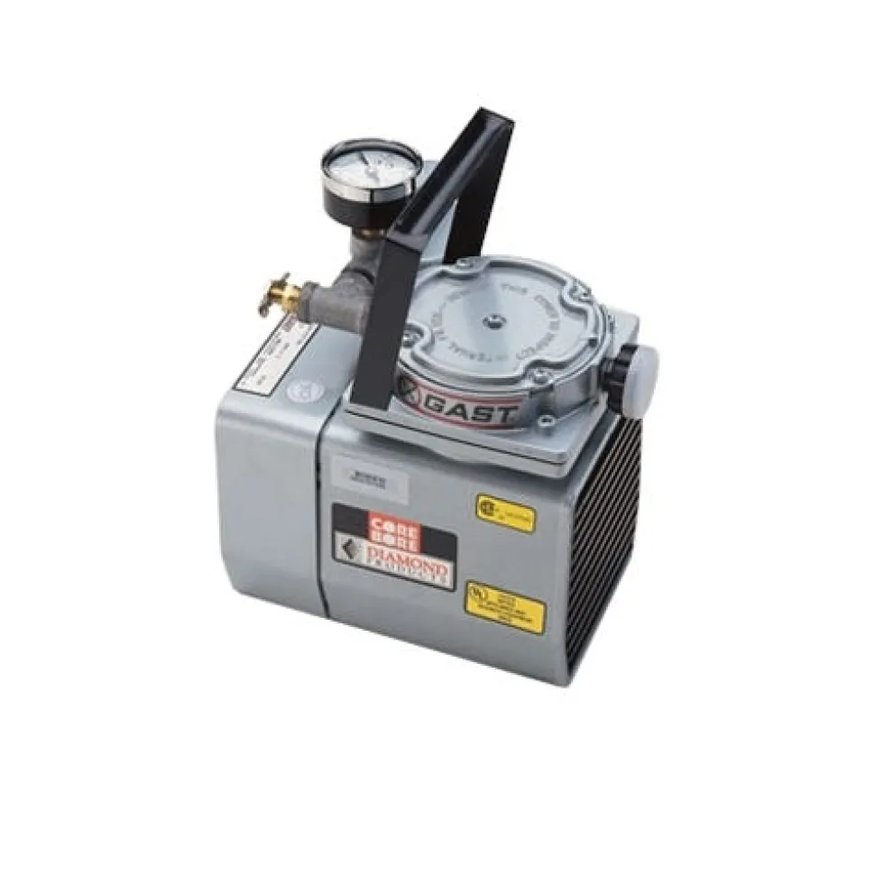 Diamond 1/8 HP 24hg Vacuum Pump with Fittings for M-1/M-2 4244075