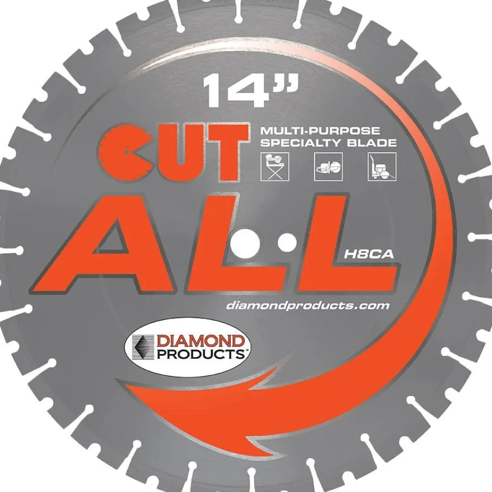 Diamond Products 20" x .140" Cut-All Multi-Purpose High Speed Blade H8CA Concrete 1" Arbor 86633