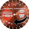 Diamond Products 14" x .125" HD MAXX Orange Wet/Dry High Speed Blade H8H Concrete 53742