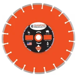 Diamond Products 54" x .220 x 1" Heavy Duty Orange Cured Concrete Wet Blade CH51WH