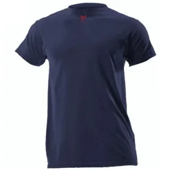 DriFire FR Lightweight Navy Blue Short Sleeve T-Shirt NSA-DF2-CM-446TS-NB