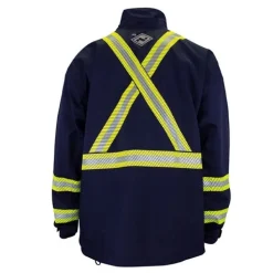 DriFire HydroFlash FR Foul Weather Navy Blue Jacket NSA-HYDROFLASHJ-N