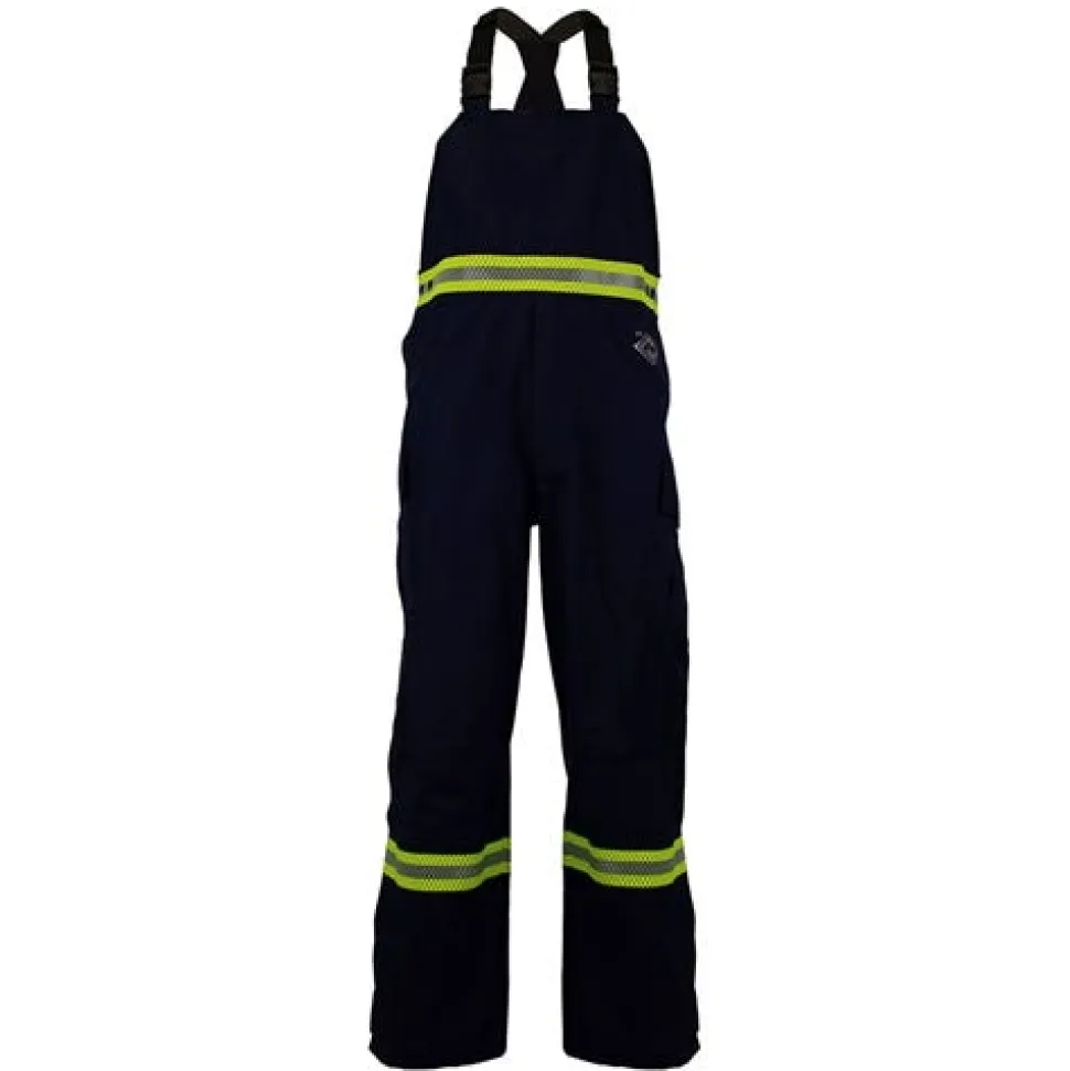 DriFire HydroFlash FR Navy Blue Foul Weather Bib Overall NSA-HYDROFLASHB-N