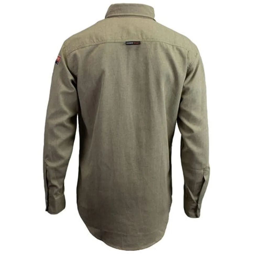 DriFire Men's TecGen FR Tan Work Shirt NSA-TCG011202
