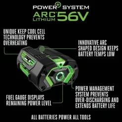 EGO Power+ 12.0Ah ARC 56V Lithium Battery (2 Pack) BA6720T-2