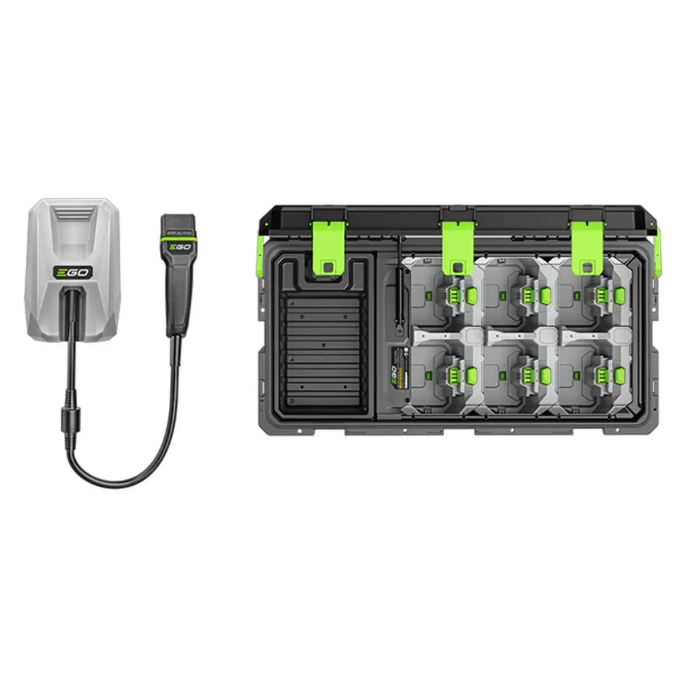 EGO Power Equipment Power+ 6-Port Mobile Charging Case and Charging Adaptor Kit CHU6001