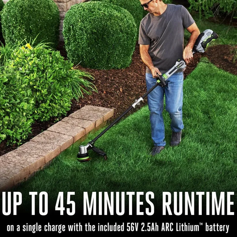 EGO Power Equipment POWER+ 16" POWERLOAD String Trimmer with Telescopic Carbon Fiber Shaft ST1610T