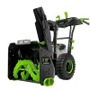 EGO POWER+ 24" Self-Propelled Peak Power 2-Stage Snow Blower w/ Two 7.5Ah Batteries & Dual-Port Charger Kit SNT2405