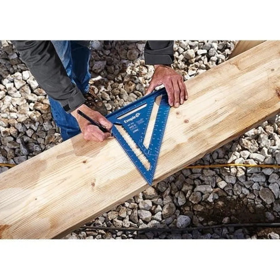 Empire 12" TRUE BLUE Laser Etched Rafter Square E3992