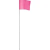 Empire 3.5" x 2.5" Pink Ground Marking Stake Flags (100 Pack) 78-003