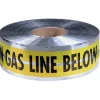 Empire Yellow Detectable Warning Tape inCaution Gas Line Belowin 6" x 1000' 31-143