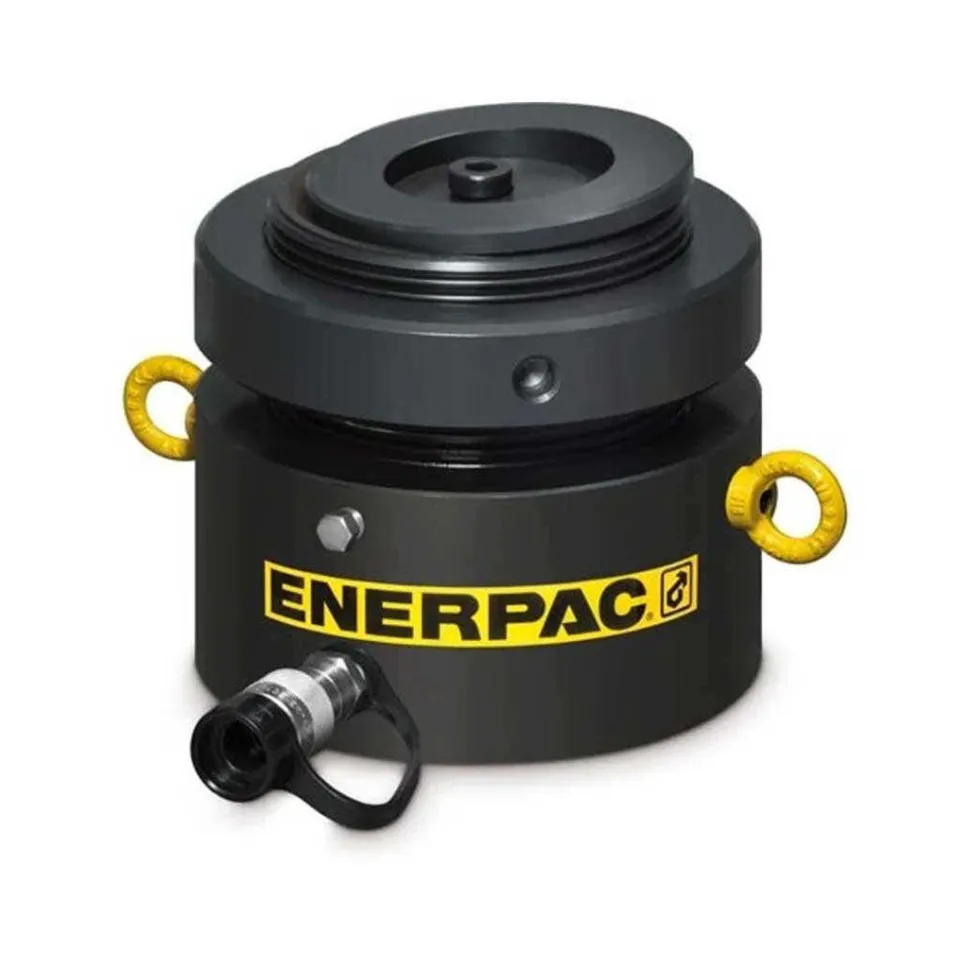 Enerpac 100 ton Capacity, 3.00 in Stroke, Double-Acting, Hollow Plunger Hydraulic Cylinder RRH1003