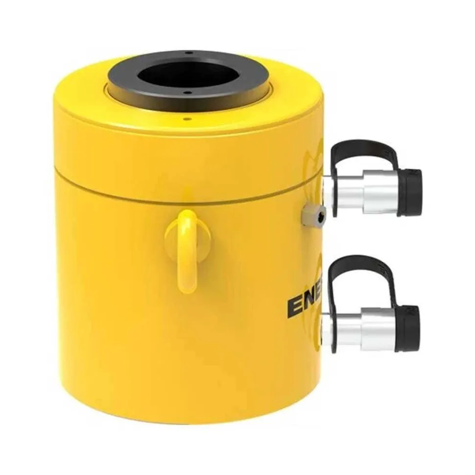 Enerpac 100 ton Capacity, 3.00 in Stroke, Double-Acting, Hollow Plunger Hydraulic Cylinder RRH1003