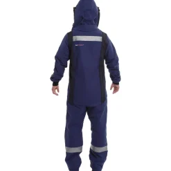 Enespro ArcGuard Performance 40 cal Jacket & Bib Kit w/ Lift Front Hood & Voltage Gloves (3X-10) ARC40KIT-3X10