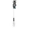 FallTech 8' CTX Cable Class 2 Leading Edge Personal SRL-P, Single-leg w/ Steel Snap Hook 83208SP1