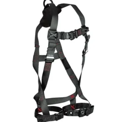 FallTech FT-IRON Back D-Ring Full Body Harness Quick Connect Legs - 2XL/3XL, 81432X3X