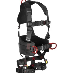 FallTech FT-Iron 3D Construction Belted Full Body Harness, Tongue Buckle Leg Adjustment - Small/Medium 8144SM