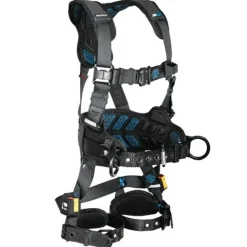 FallTech FT-One 3D Construction Belted Full Body Harness, Tongue Buckle Leg Adjustments 8127B