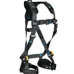 FallTech FT-One 1D Standard Non-belted Full Body Harness, Tongue Buckle Leg Adjustments 8128B