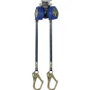 FallTech 6' FT-X EdgeCore Class 2 Personal SRL-P, Twin-Leg w/ Steel Mini Rebar Hooks 84106TP0